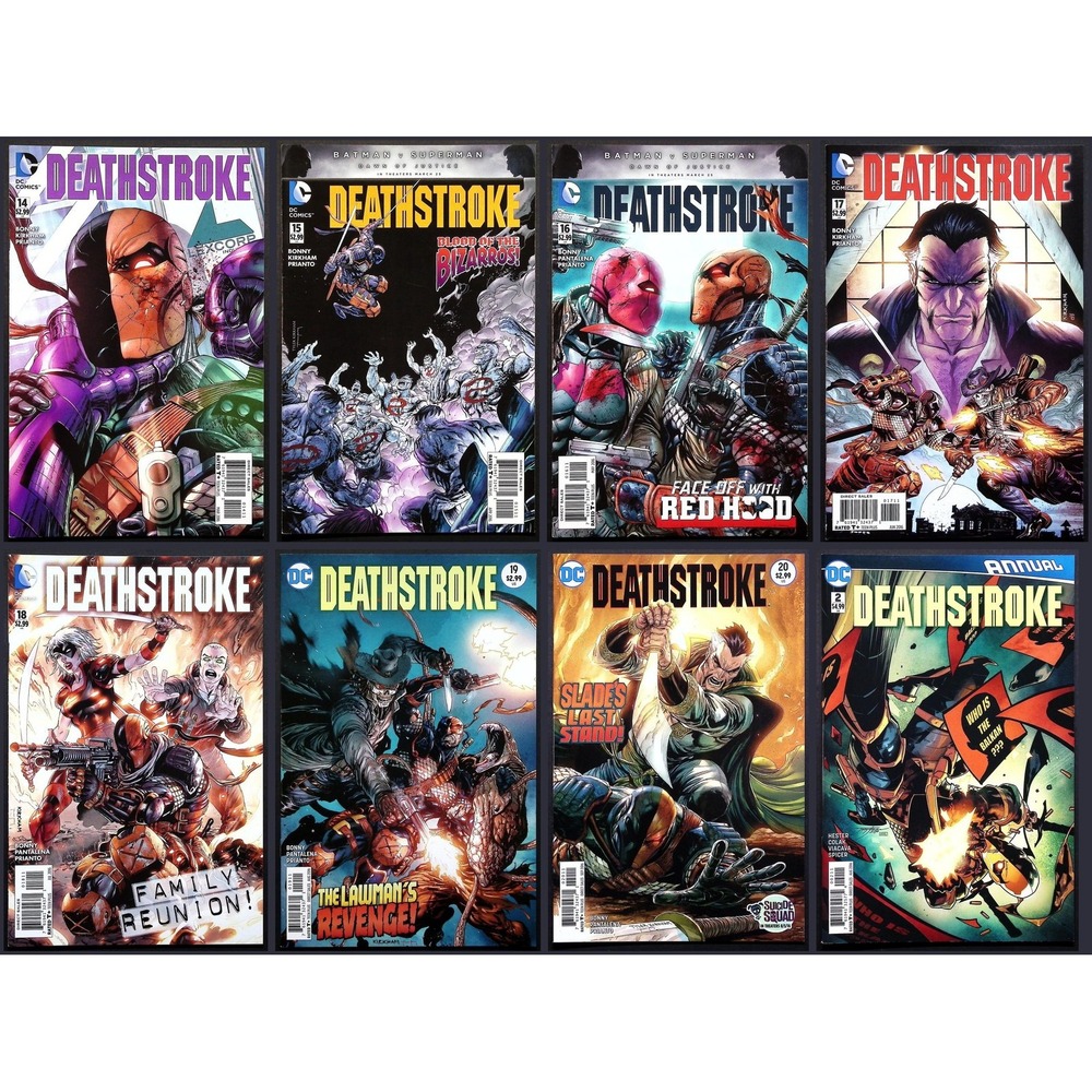 Deathstroke DC Comic Book 12x Lot #11-20 Annual #2 Looney Tunes Variant Harley